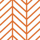 Herringbone Line Peel and Stick Vinyl Wallpaper , Orange, 24"w X 108"h