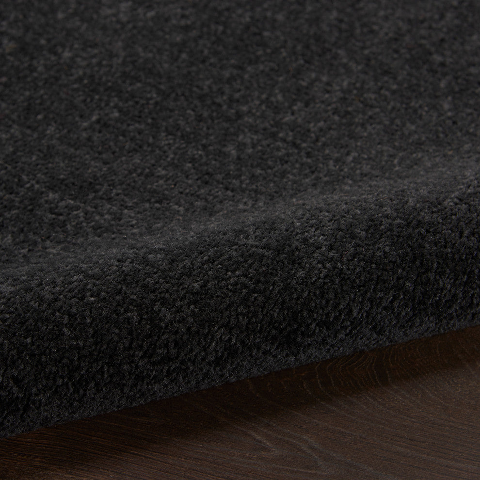 Nourison Essentials 9' x Square Black Outdoor Area Rug
