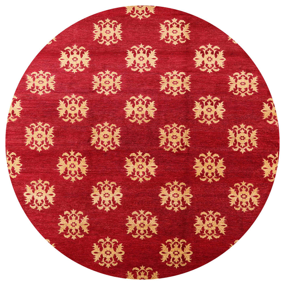 Ahgly Company Indoor Round Mid-Century Modern Area Rugs, 5' Round