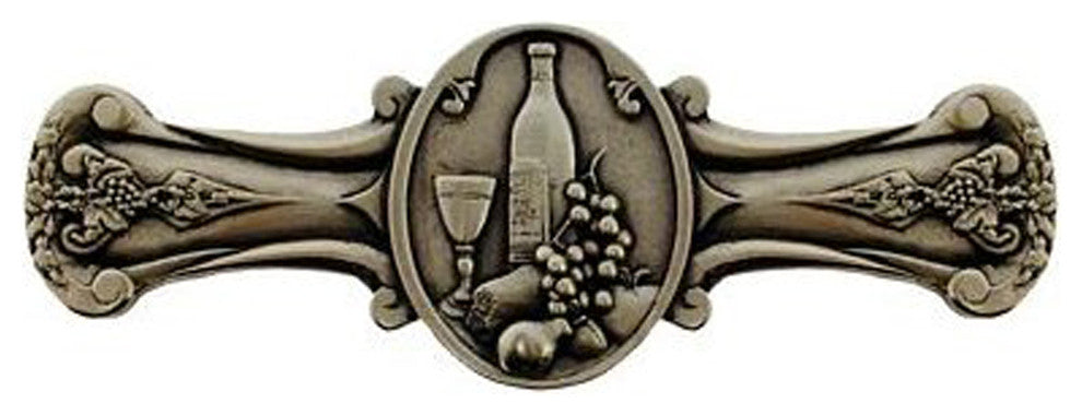 Best Cellar Wine Pull, Antique Pewter, Brite Brass