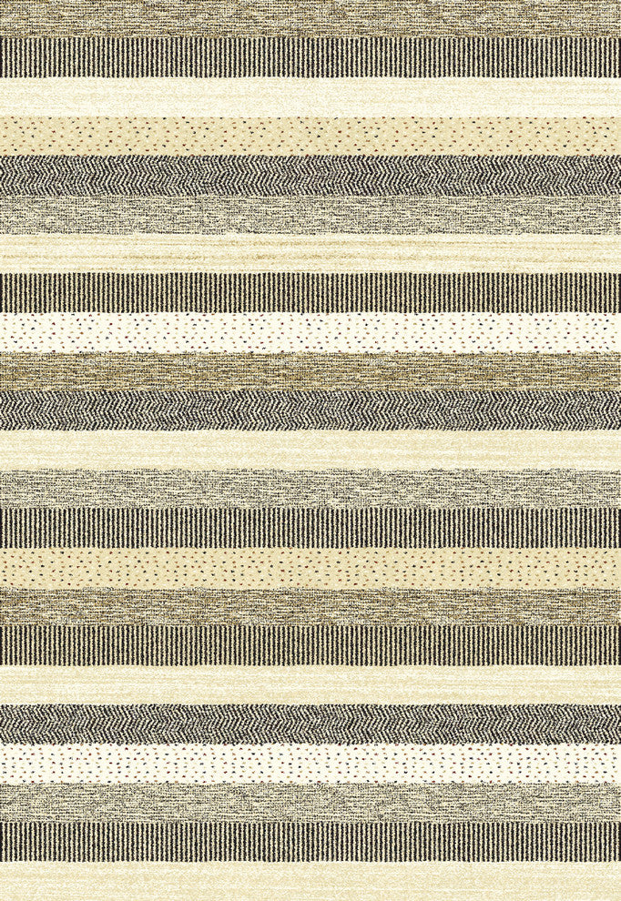 Infinity Natural Stripe Rug, 2'X3'11"