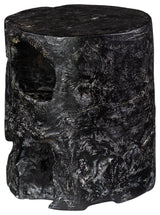 Black Wash Stool, Round