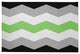 Agender Chevron Chenille Rug, Agender Chevron, 2'x3'