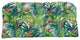 42"X19" U-Shaped Patterned Polyester Tufted Settee/Bench Cushion, Corazon Island