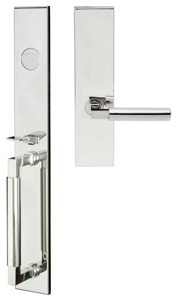 Aurora Lever, Mortise Dummy Handleset, Right Hand, Polished Stainless Steel