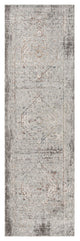 Surya Presidential PDT-2311 3'3"x5' Rug, Gray/Ivory/Butter/Pale Blue/Blue/Lime