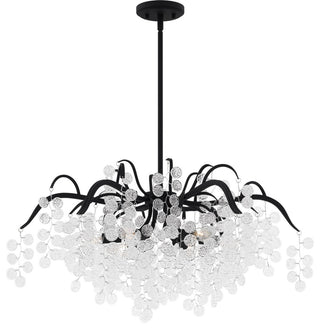 Maple 6-Light Chandelier, Earth Black