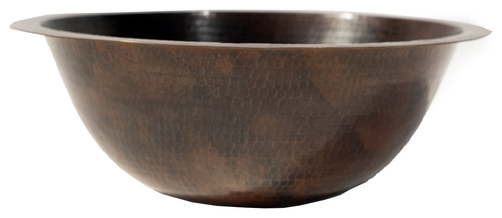 10" Round Copper Sink "Casquito"