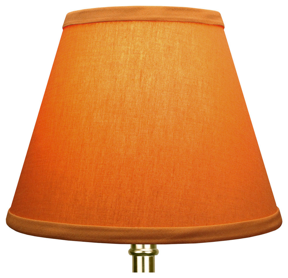 Fenchel Shades, 5"x9"x7" Bulb Clip Attachment Empire Lamp Shade, Linen