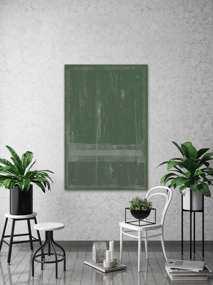 "Concealed Shadows" Painting Print on Wrapped Canvas, 24x36