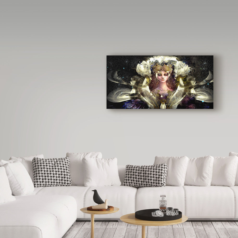 "Girl With Yellow Eyes" by RUNA, Canvas Art, 47"x24"