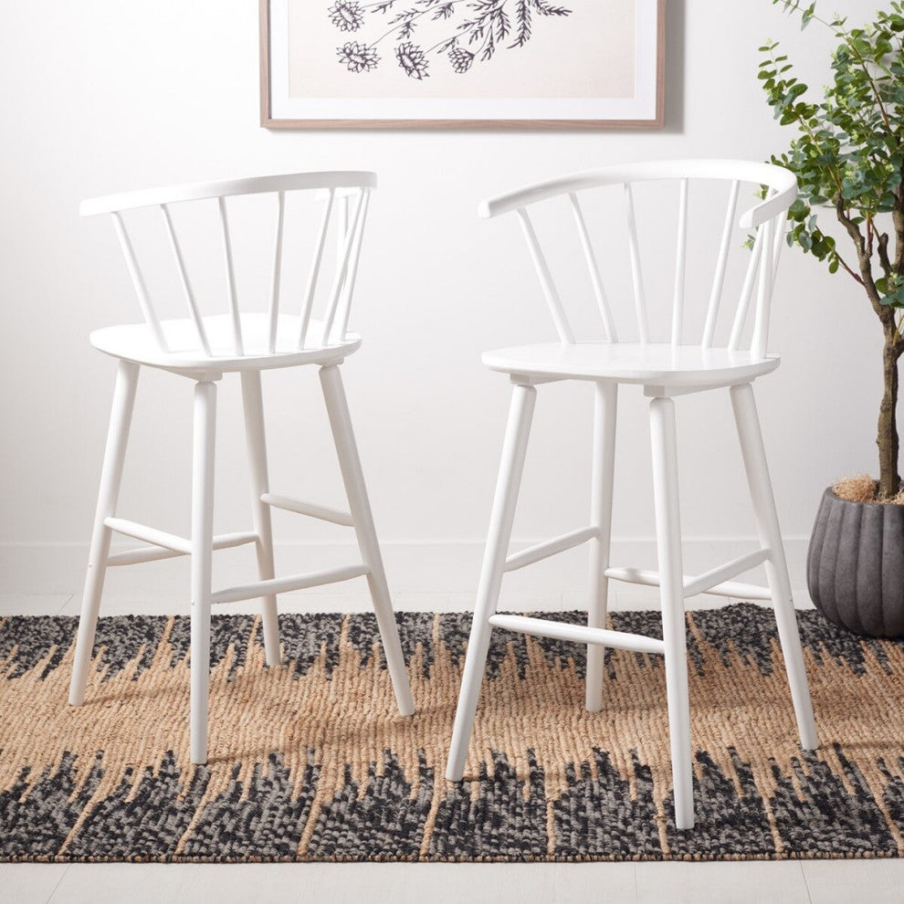 Safavieh Blanchard Bar Stool, White