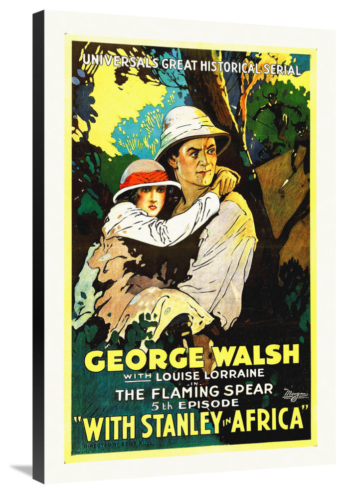 "With Stanley In Africa" Canvas by Hollywood Photo Archive, 24x36"