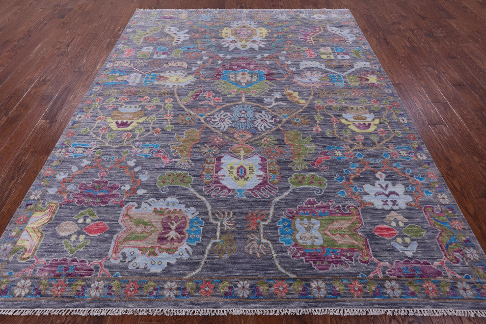 Hand-Knotted Persian Fine Serapi Wool Rug 8' 1" X 10' 0" - Q15856