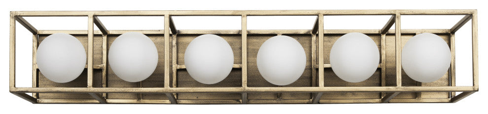 Varaluz Plaza 6-Lt Bath - Havana Gold/Carbon