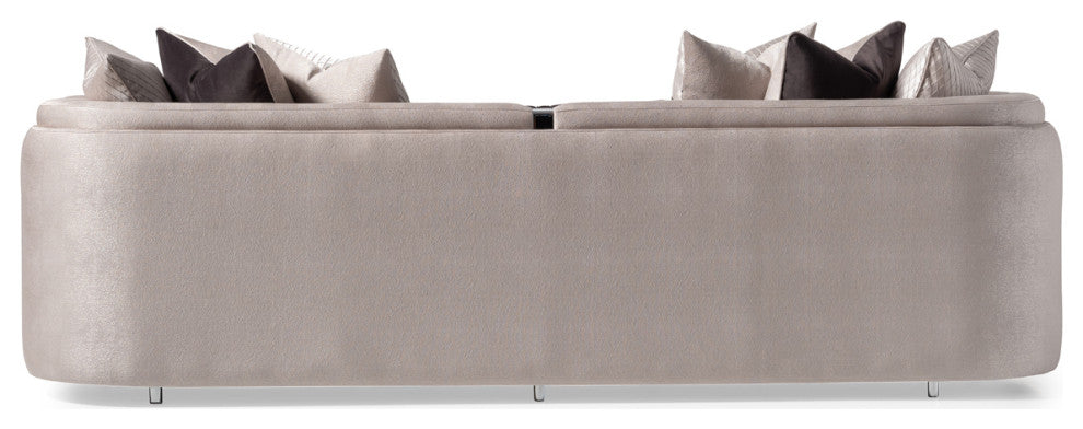 Carmela Mansion Sofa Zinc/Silver