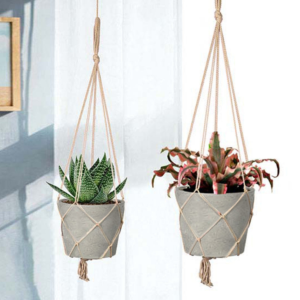 Patio 6" Craft Medium Hanging Pot With Netting