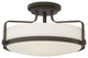 Hinkley Harper Large Semi-Flush Mount, Oil Rubbed Bronze