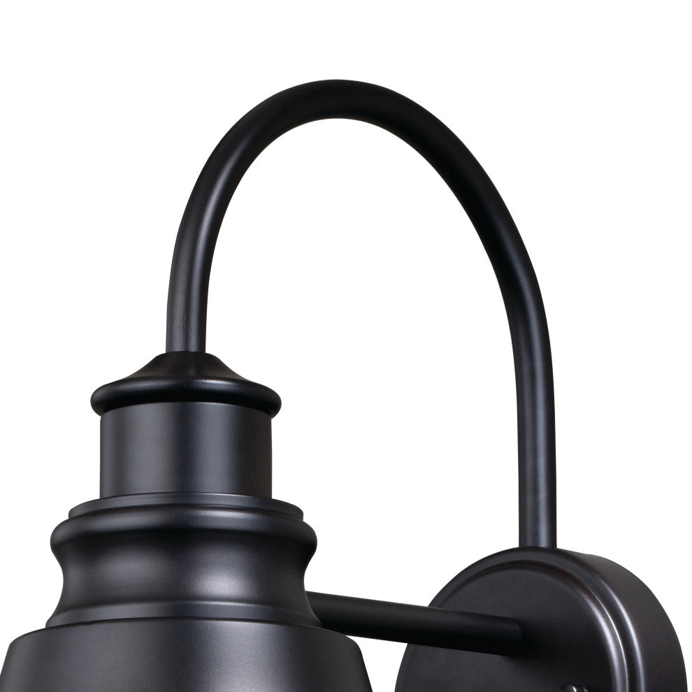 Delano 13" Outdoor Wall Light Oil Burnished Bronze and Light Gold