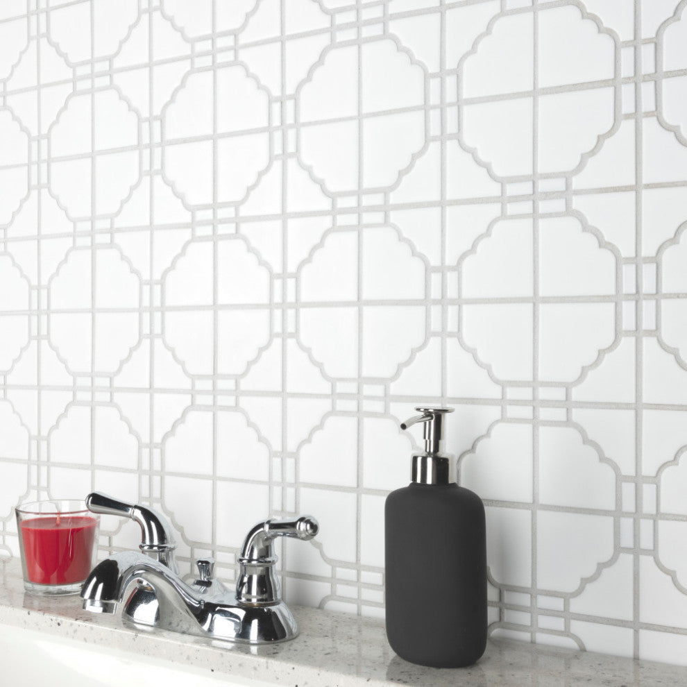 Osaka Matte White Porcelain Floor and Wall Tile