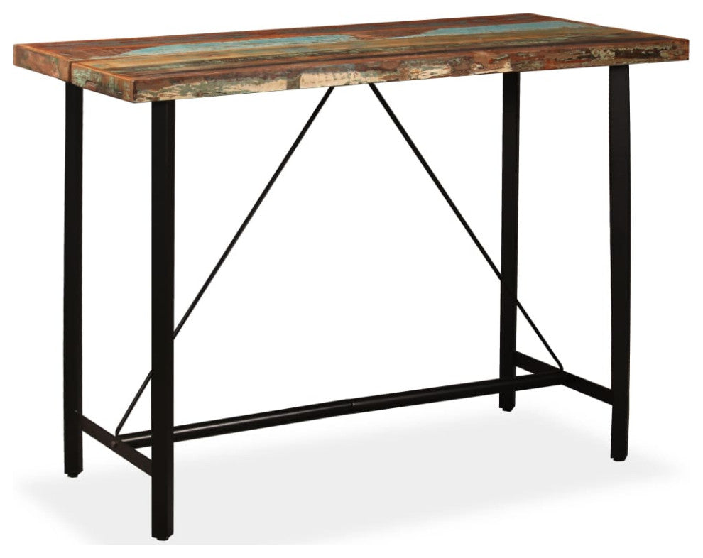 vidaXL Bar Set 7 Pieces Solid Reclaimed Wood
