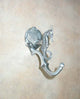 Sea Horse Hook, Antique Brass