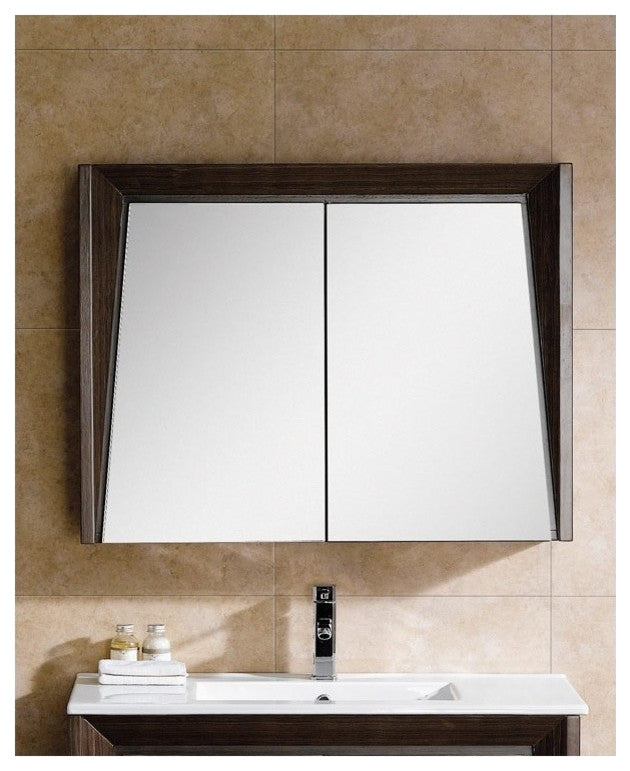 Fine Fixtures Imperial II Medicine Cabinet, Ebony Wave, 36"