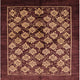 Ahgly Company Indoor Square Mid-Century Modern Area Rugs, 3' Square