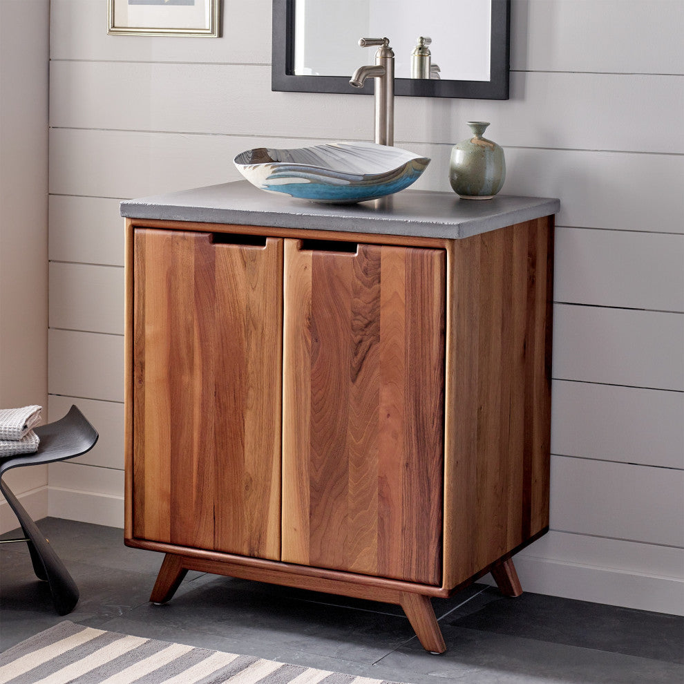 Topanga Freestanding Bathroom Vanity Base, 30"