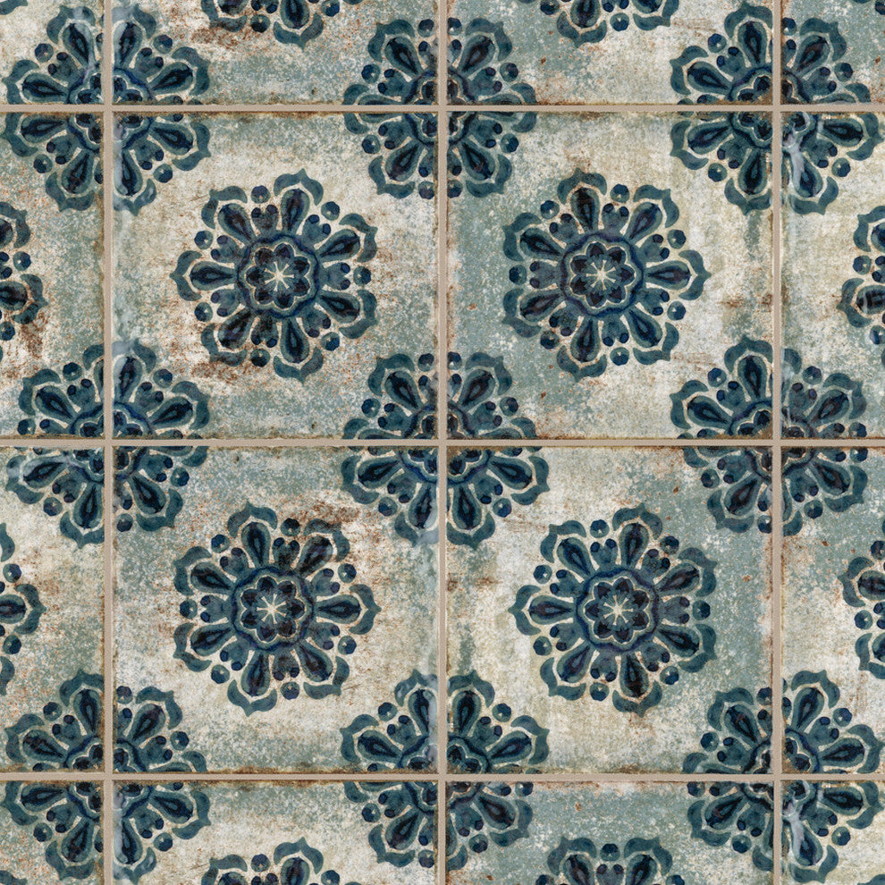 Livorno Decor Ceramic Wall Tile, Vechio, Sample