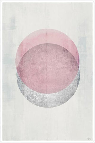 "Centralization" Floater Framed Painting Print on Canvas, 12"x18"