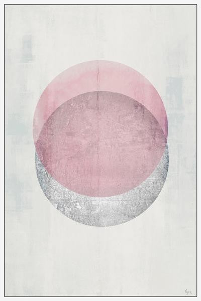 "Centralization" Floater Framed Painting Print on Canvas, 12"x18"