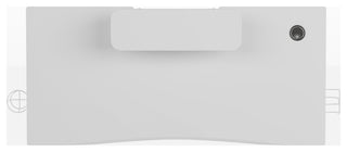 Gaming Desk with Cup Holder, Headphone Hook, and Monitor/Smartphone Stand, White