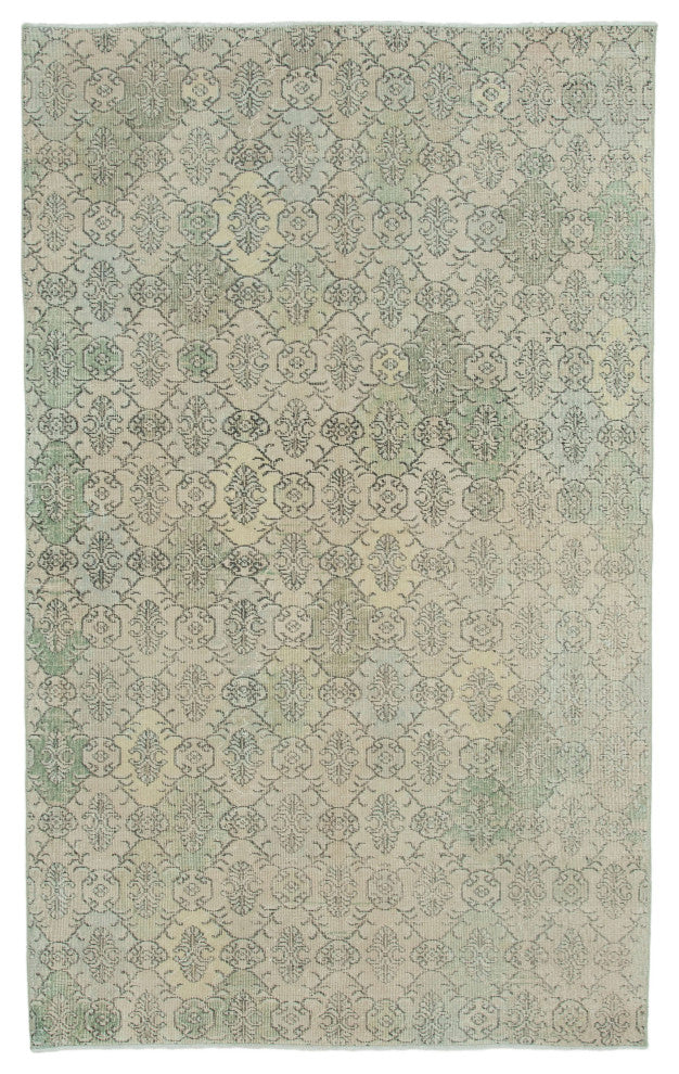 Rug N Carpet - Handwoven Anatolian 5' 5'' x 8' 10'' Antique Vintage Rug