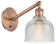 Innovations 317-1W-AC-G412-LED 1-Light Sconce, Antique Copper