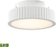 Elk Lighting Digby 10 Watt LED Flushmount, Matte White