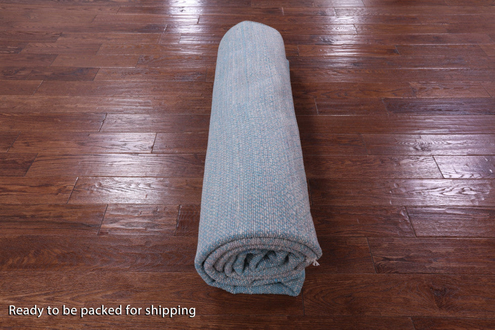 Savannah Grass Handmade Wool Rug 8' 0" X 10' 2" - Q13237