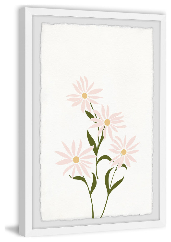 "Thin Petals" Framed Painting Print, 30x45