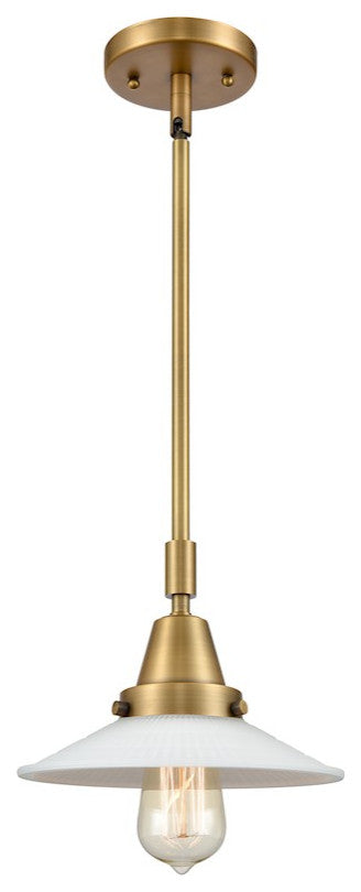 INNOVATIONS LIGHTING 447-1S-BB-G1-LED Halophane Mini Pendant