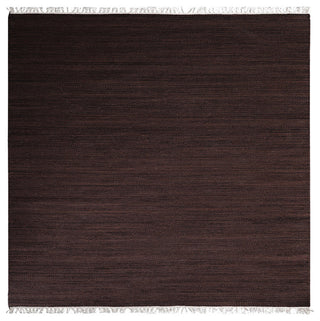 HAND WOVEN FLAT WEAVE KILIM WOOL ECO-FRIENDLY AREA RUGS,Brown, Solid Design