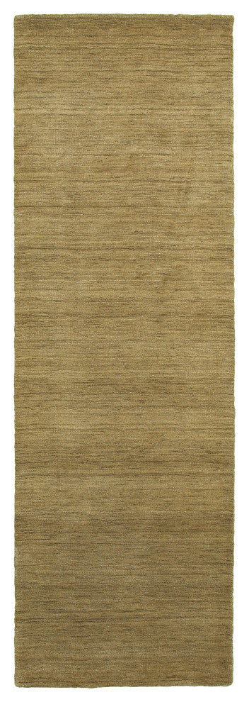 Oriental Weavers Aniston Collection Gold Solid Indoor Area Rug 2'6"X8'