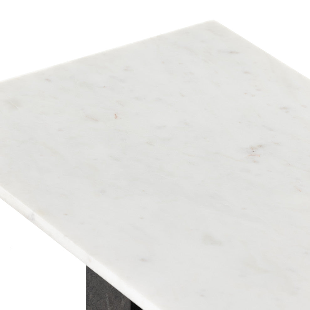 Terrell Console Table-Raw Black