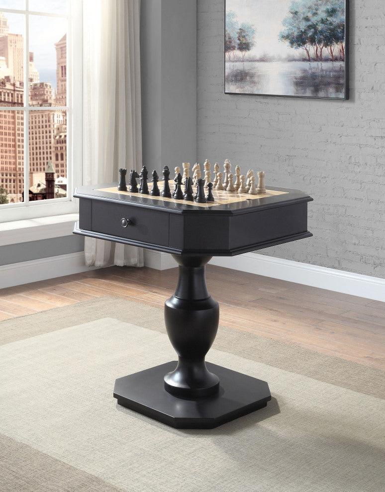 ACME Galini Game Table, Black