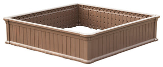 Modern Home Raised Garden Bed Kit - Stackable Modular Flower/Planter Kit (4'x4'
