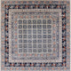 Ahgly Company Indoor Square Mid-Century Modern Area Rugs, 3' Square