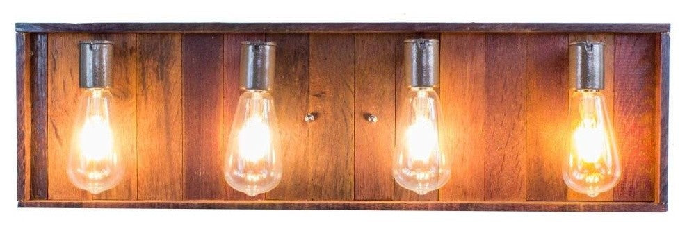 Wine Barrel Wall Vanity Light - Aquila - Made from retired CA wine barrels