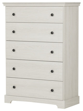 South Shore Avilla 5-Drawer Chest, Winter Oak