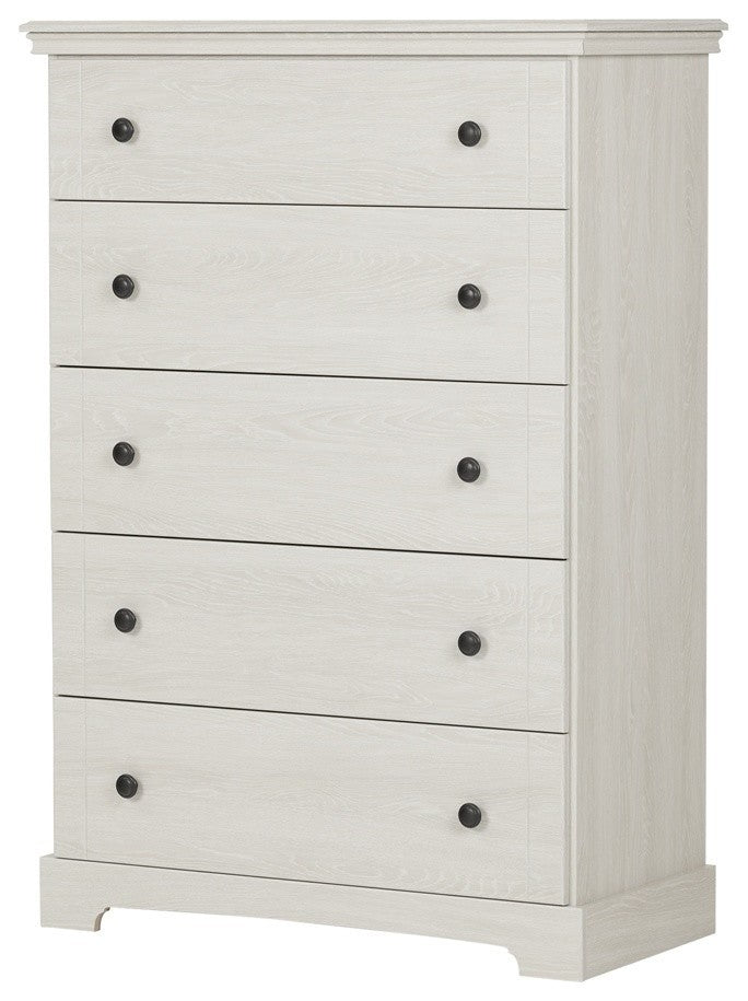 South Shore Avilla 5-Drawer Chest, Winter Oak