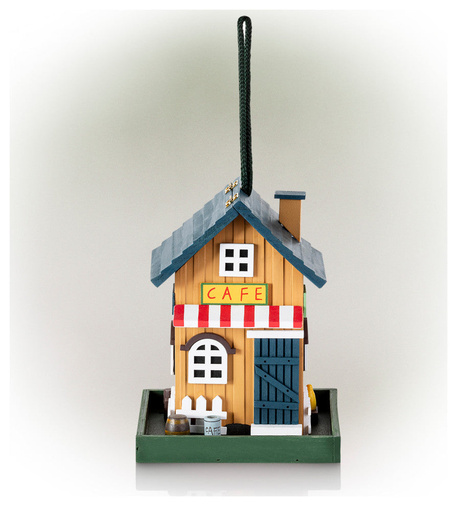 Alpine Hanging Cafe Bird Feeder, 9"