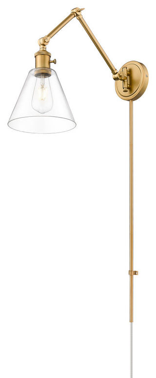 Z-Lite 348S Gayson 8" Tall Wall Sconce - Matte Black